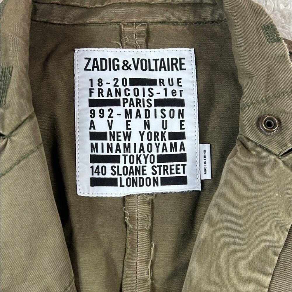 Zadig and Voltaire Virginia grunge jacket Large - Picture 8 of 10